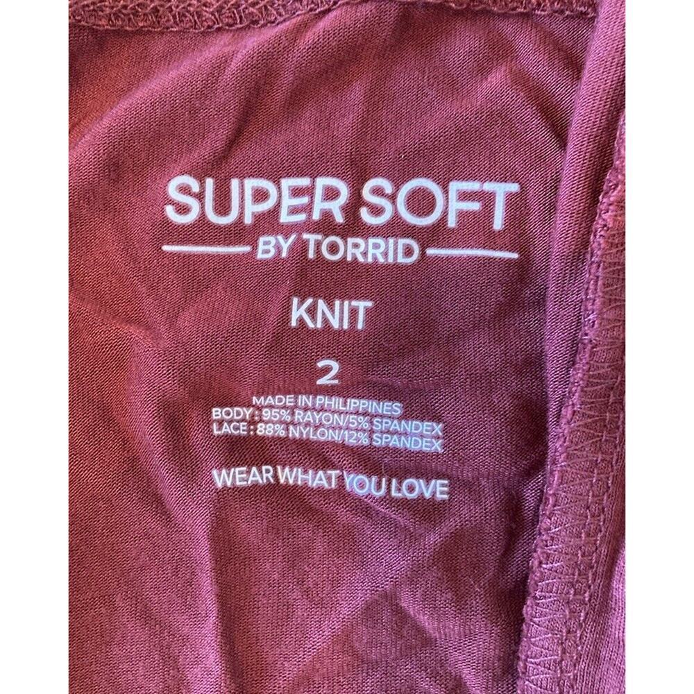 Torrid Open Front Super Soft Cardigan Size 2 Wome… - image 3